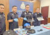 活跃亚庇兵南邦吧巴保佛等地区警捣毁破门行窃匪党捕3嫌犯起获3万6财物