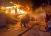 Fire destroys three houses in Tawau, leaves 18 homeless