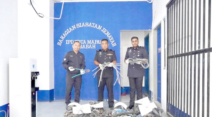 Empat lelaki dalang curi kabel ditahan