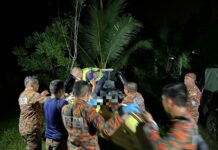 Warga emas maut jatuh gaung sedalam 150 meter