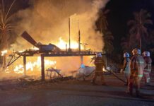 Firemen successfully extinguish two simultaneous house fires in the East Coast