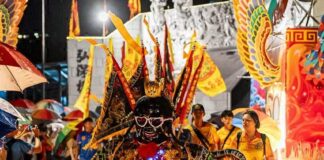 丹南丙午年新春夜市晚会,电音三太子连演三天掀热潮