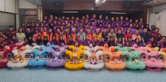 潮州公會20頭新獅點晴開光