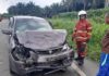 Dua pemandu terselamat dalam kemalangan di Kinabatangan