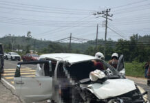 Mother killed, children injured in road accident