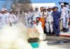 RMN and JBPM Sandakan join forces to strengthen warship fire preparedness